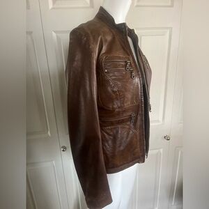 Danier Brown Leather Jacket